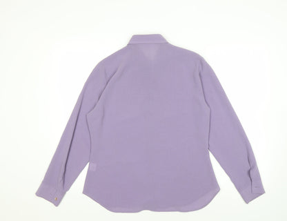 Autonomy Women's Purple Button-Up Shirt Size 12