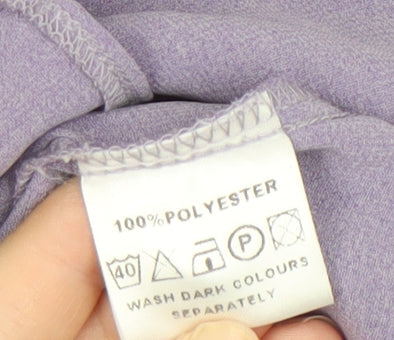 Autonomy Women's Purple Button-Up Shirt Size 12