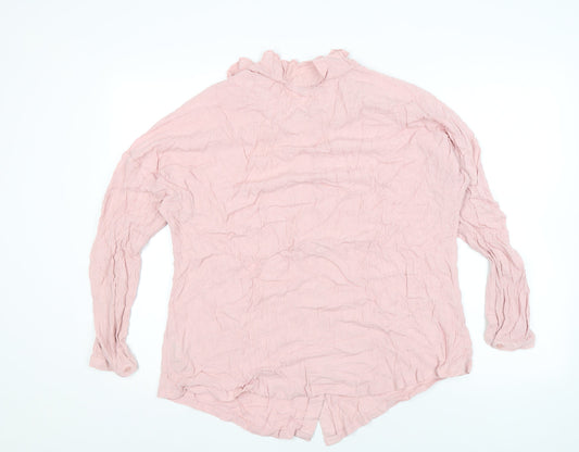 Womens UK Size 18 NEXT Pink Basic Blouse