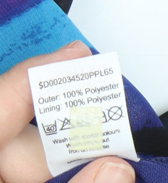 David Emanuel Women's Multicoloured Fit & Flare Dress Size 14