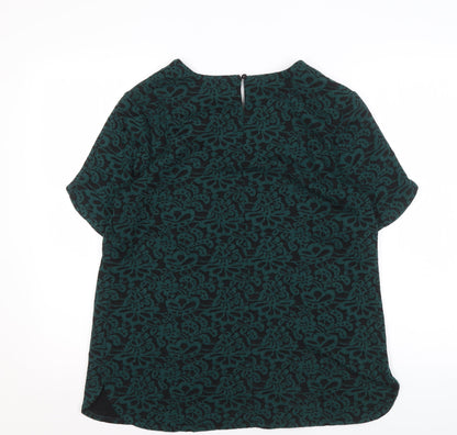 Womens UK Size 16 Anthology Multicoloured Basic Blouse