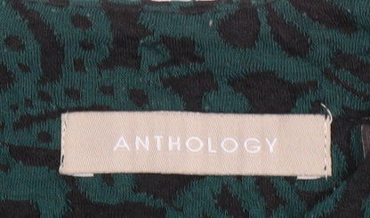 Womens UK Size 16 Anthology Multicoloured Basic Blouse