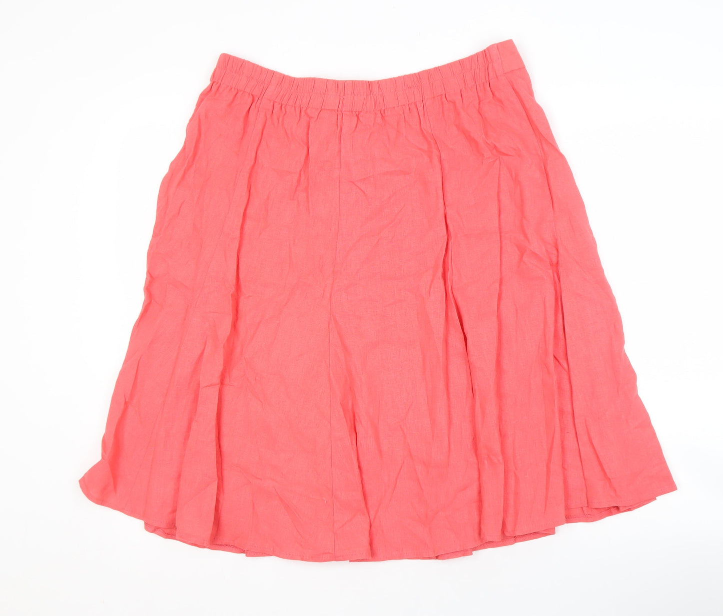 Bonmarché Women's Pink A-Line Skirt, Size 16