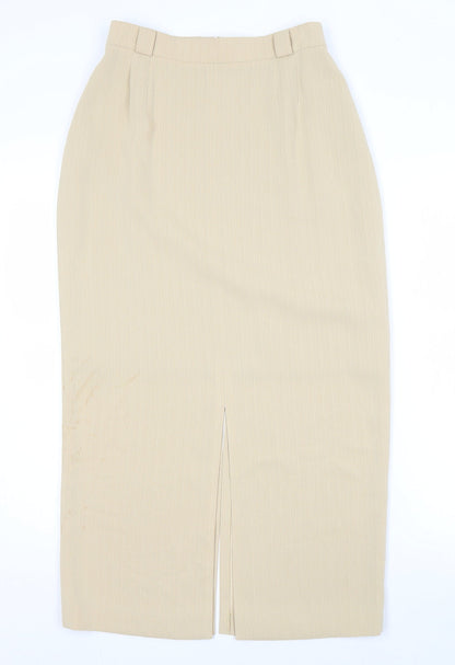 Gerry Weber Women's Beige Midi Skirt Size 8 Casual
