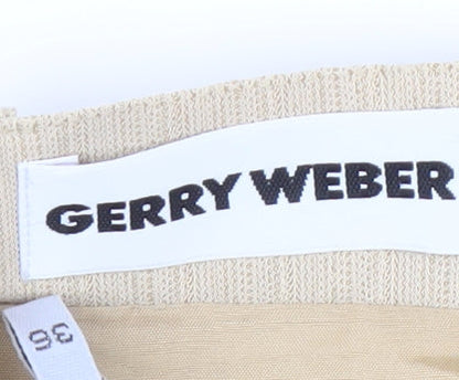 Gerry Weber Women's Beige Midi Skirt Size 8 Casual