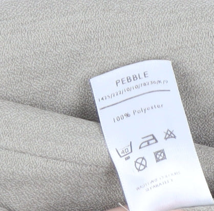 Berkertex Women's Beige Midi Straight Skirt, Size 12