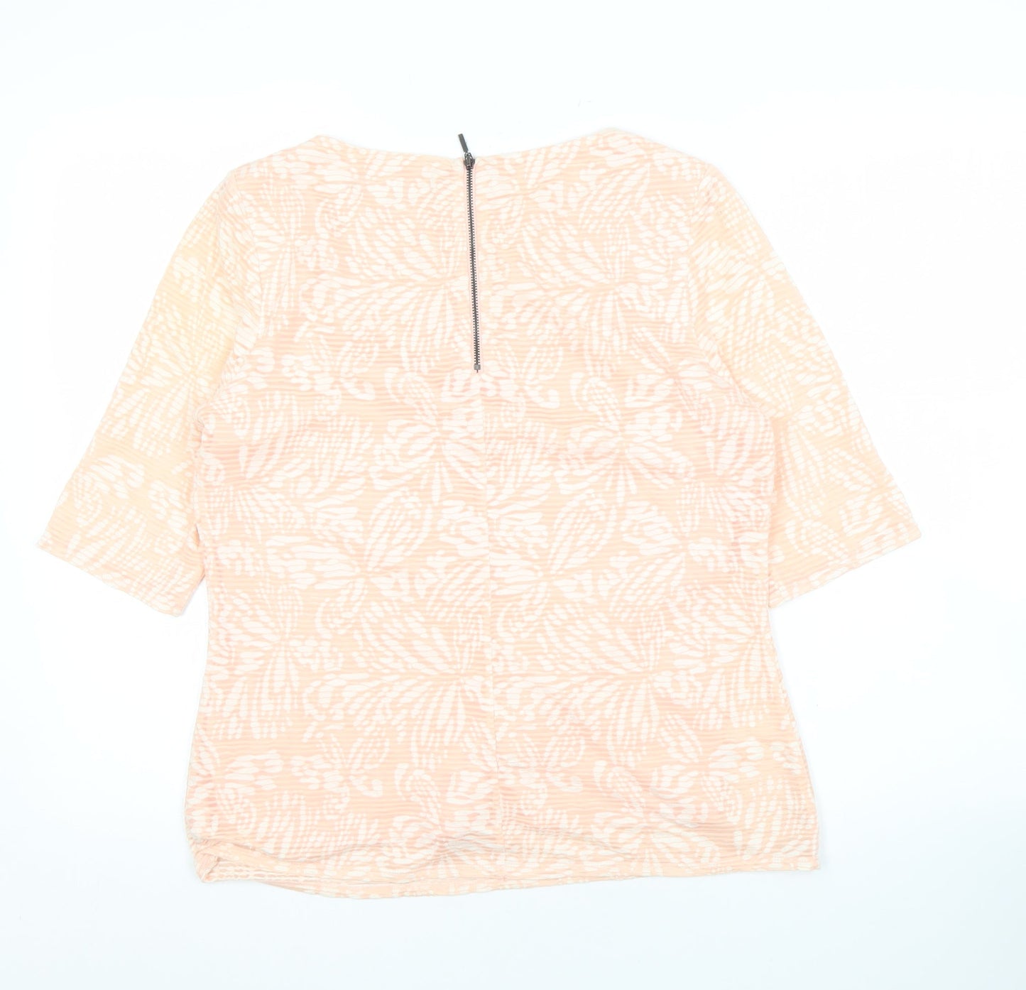 Womens UK Size 14 Principles by Ben de Lisi Beige Basic Blouse
