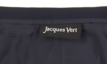 Jacques Vert Women's Blue Polyester Skirt Size 14