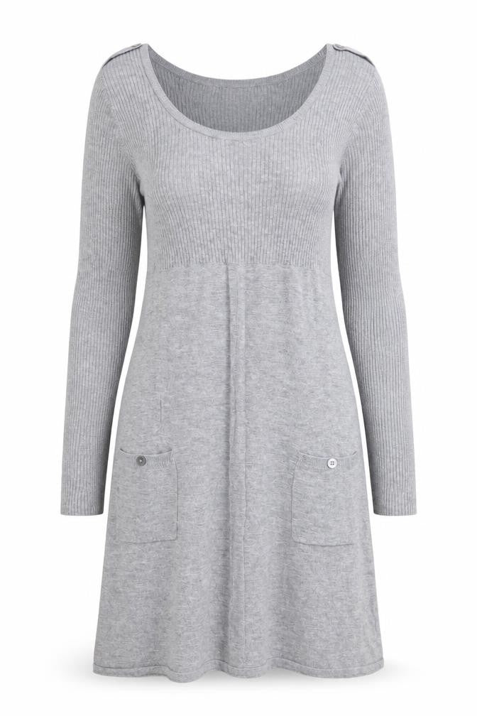 Womens UK Size M Wallis Grey Cardigan Jumper