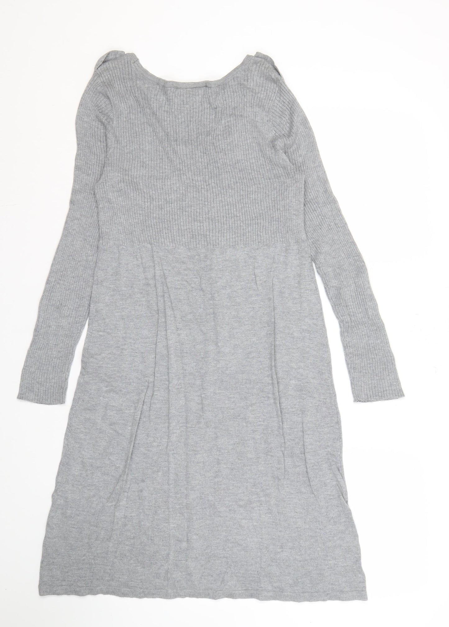 Womens UK Size M Wallis Grey Cardigan Jumper