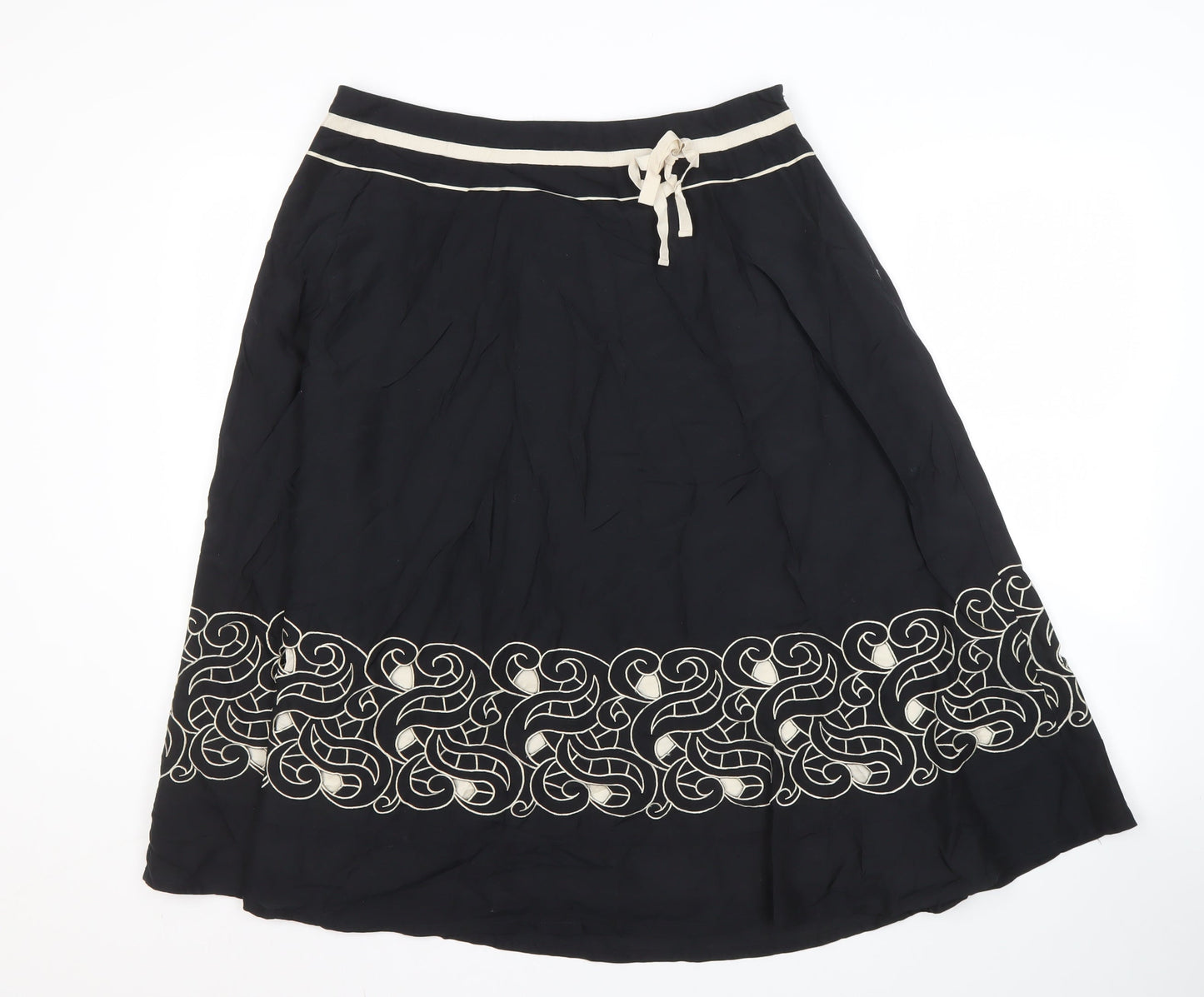 Kaliko Women's Black A-Line Skirt Size 14