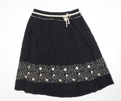 Kaliko Women's Black A-Line Skirt Size 14