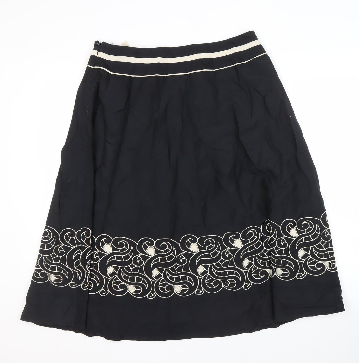 Kaliko Women's Black A-Line Skirt Size 14