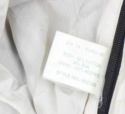 Kaliko Women's Black A-Line Skirt Size 14