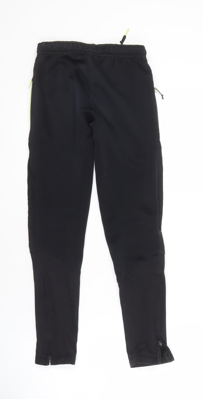 Kipsta Boys Black Track Pants 12 Years - Football Essential