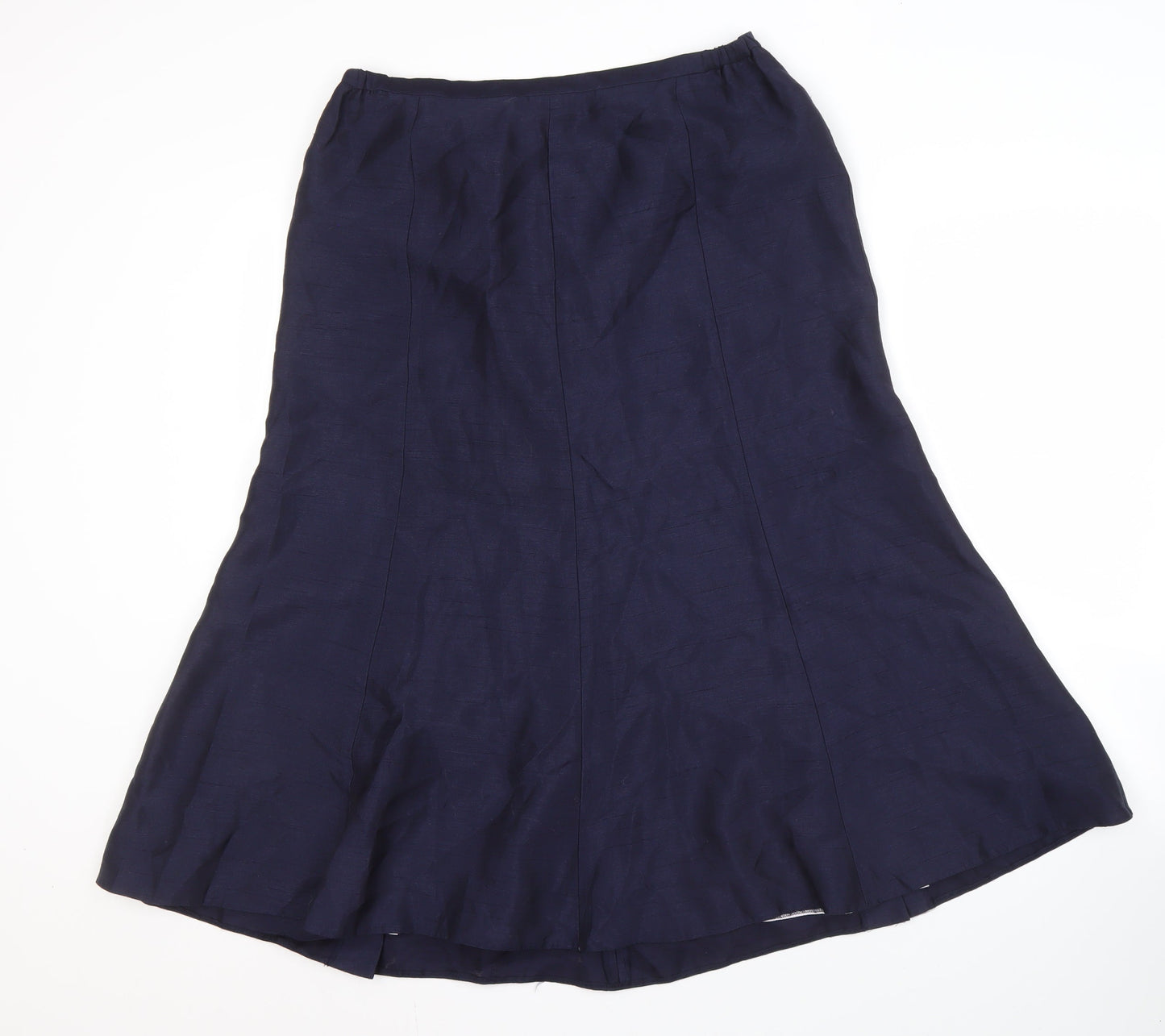 Jacques Vert Women's Blue A-Line Long Skirt Size 14