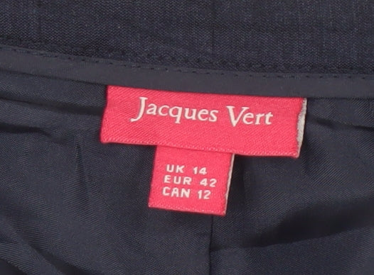 Jacques Vert Women's Blue A-Line Long Skirt Size 14