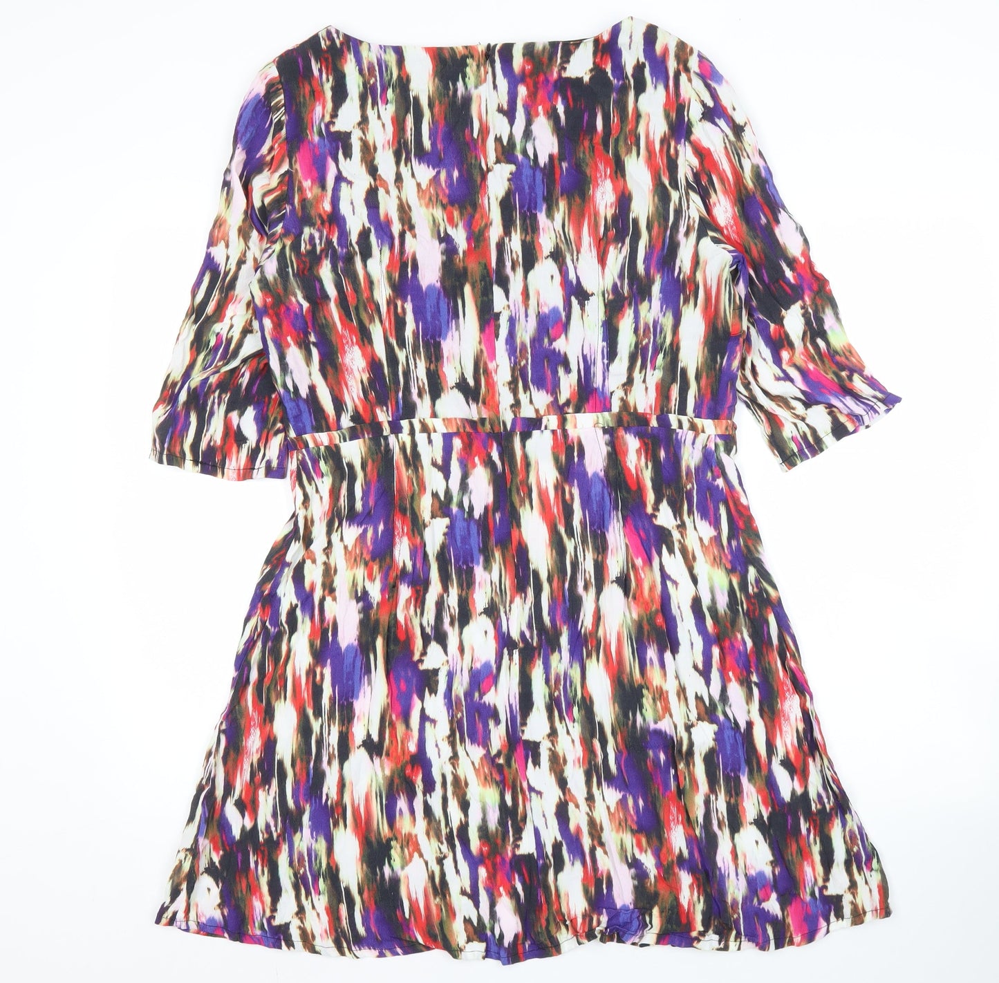 French Connection Women's Multicoloured Dress Size 16