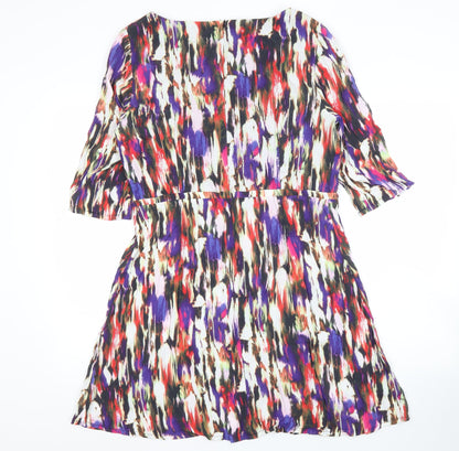 French Connection Women's Multicoloured Dress Size 16