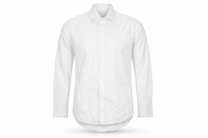 Brook Taverner Men's White Classic Fit Cotton Shirt