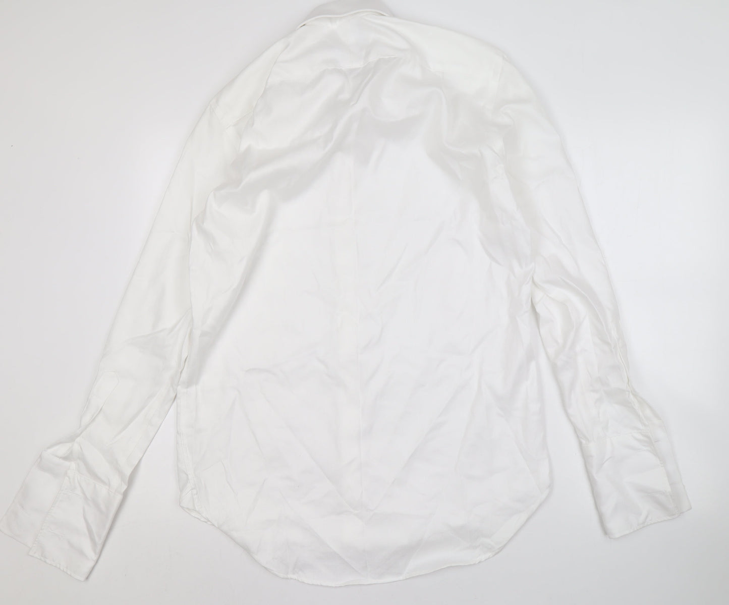 Brook Taverner Men's White Classic Fit Cotton Shirt