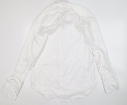 Brook Taverner Men's White Classic Fit Cotton Shirt