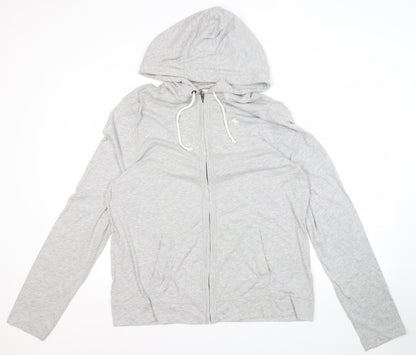 Abercrombie & Fitch Men’s XL Grey Full Zip Hoodie