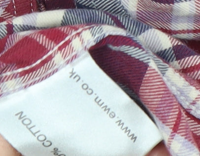 James Pringle Men's Multicoloured Plaid Shirt L