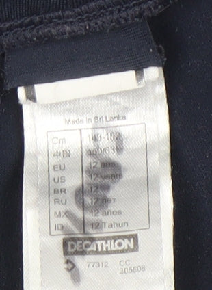 Decathlon Boys Blue Compression Leggings 12 Years - Running