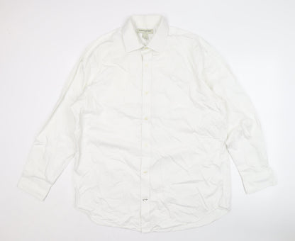 Banana Republic Men's White XL Button-Up Shirt
