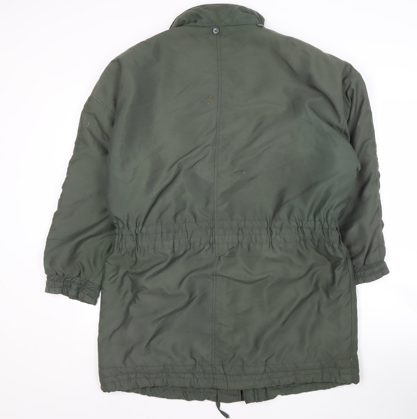 Womens UK Size 14 Etam Green Parka Coat