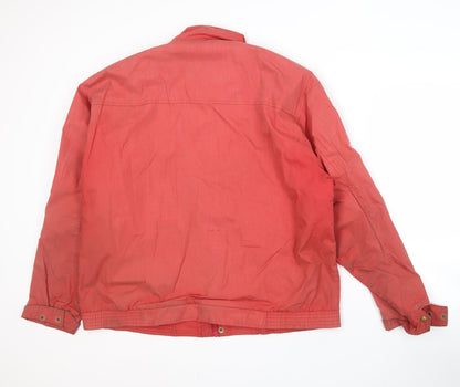 Mens UK Size XL Result Red Basic Jacket