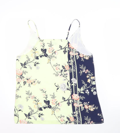 Oasis Women's Multicoloured Floral Camisole Tank Top Size 12