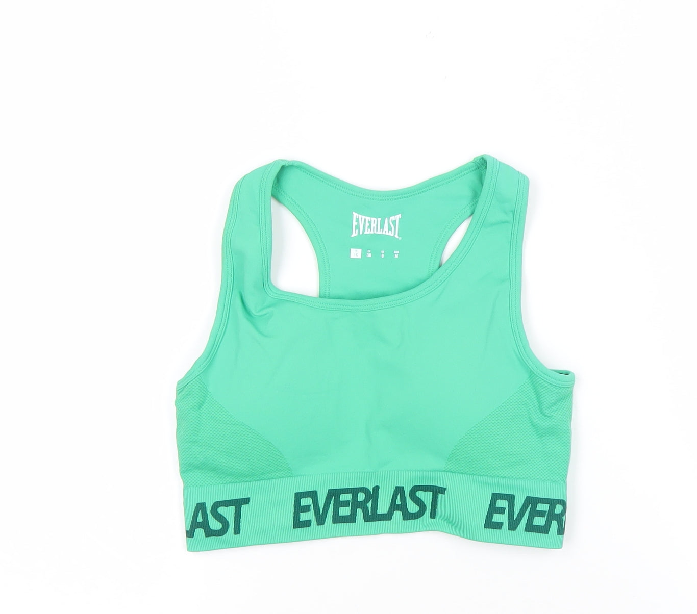 Everlast Women's Green Sports Bra, Size 10