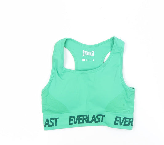 Additional front view of Everlast Women's Green Sports Bra, size 10