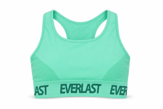 Front view of Everlast Women's Green Sports Bra, size 10