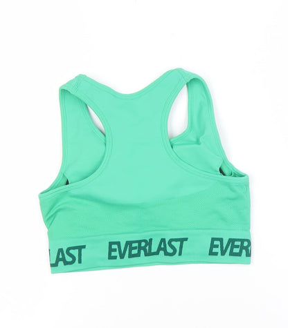 Everlast Women's Green Sports Bra, Size 10