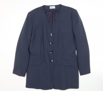 Alexara Women's Blue Blazer, Size 14, Workwear