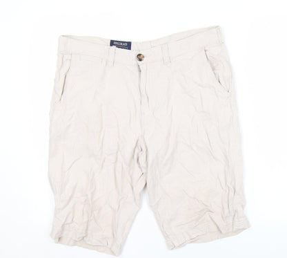 Soulcal & Co Men's Beige Chino Shorts L Casual Wear