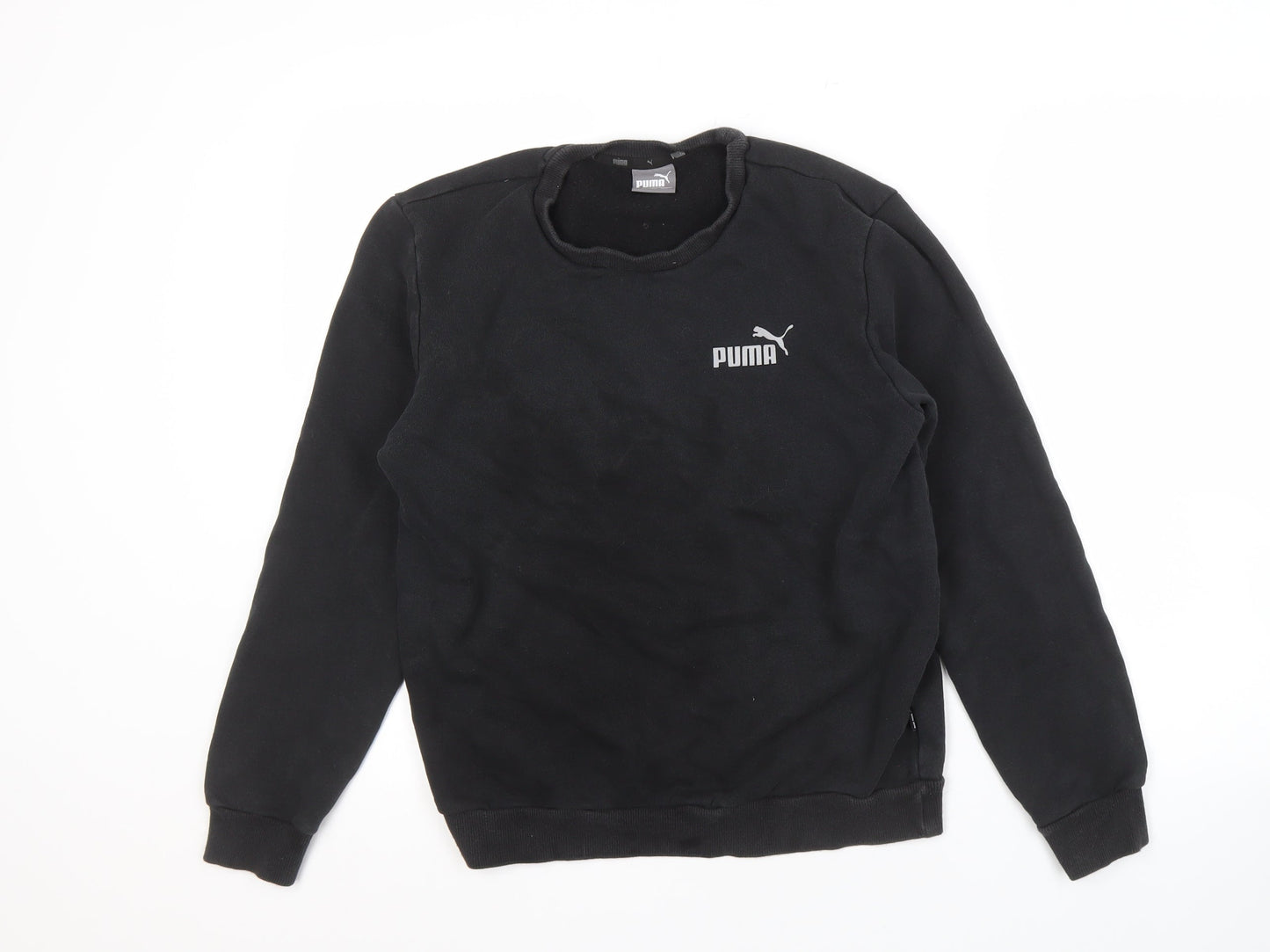 Mens UK Size XS PUMA Black Pullover Sweatshirt