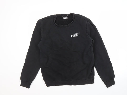 Mens UK Size XS PUMA Black Pullover Sweatshirt