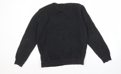 Mens UK Size XS PUMA Black Pullover Sweatshirt