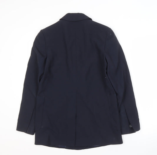 Whistles Women’s Black XS Wool Double-Breasted Suit Jacket