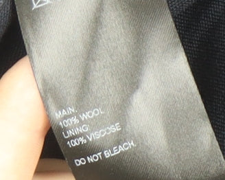 Whistles Women’s Black XS Wool Double-Breasted Suit Jacket