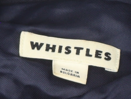 Whistles Women’s Black XS Wool Double-Breasted Suit Jacket