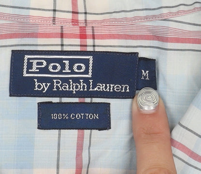 Polo Ralph Lauren Men's Blue Plaid Shirt M