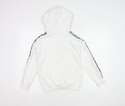 H&M Boys White NASA Hoodie 9-10 Years Pullover