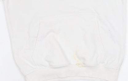 H&M Boys White NASA Hoodie 9-10 Years Pullover