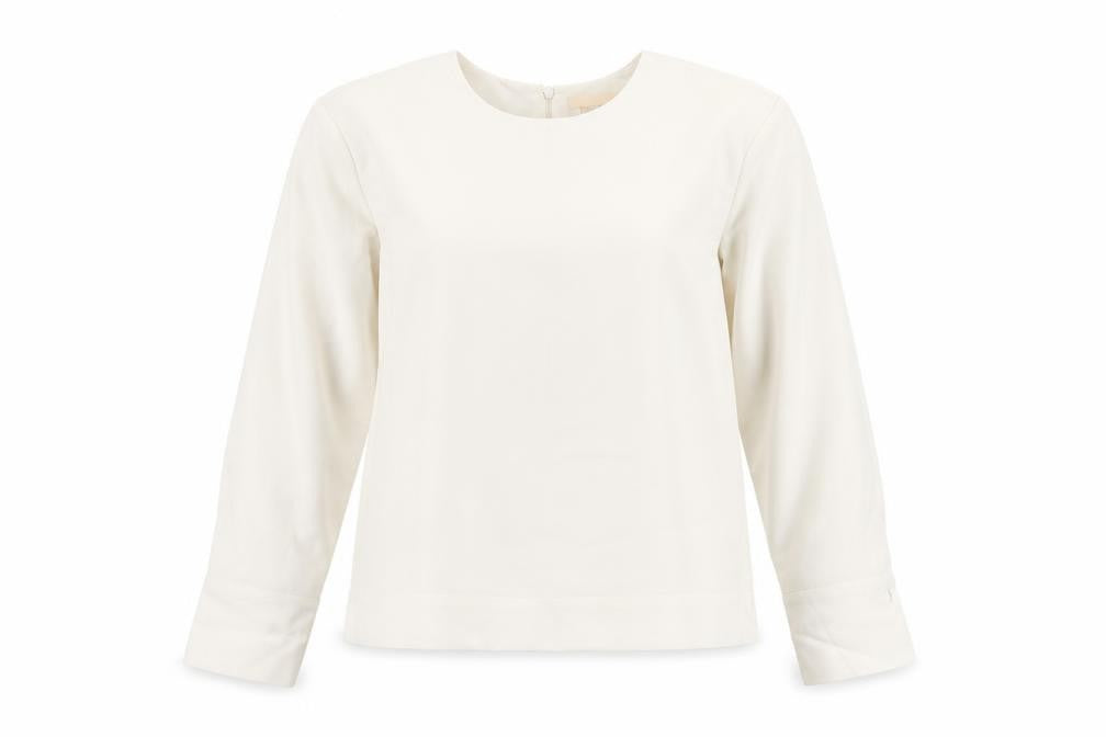 Womens UK Size 12 H&M White Basic Blouse