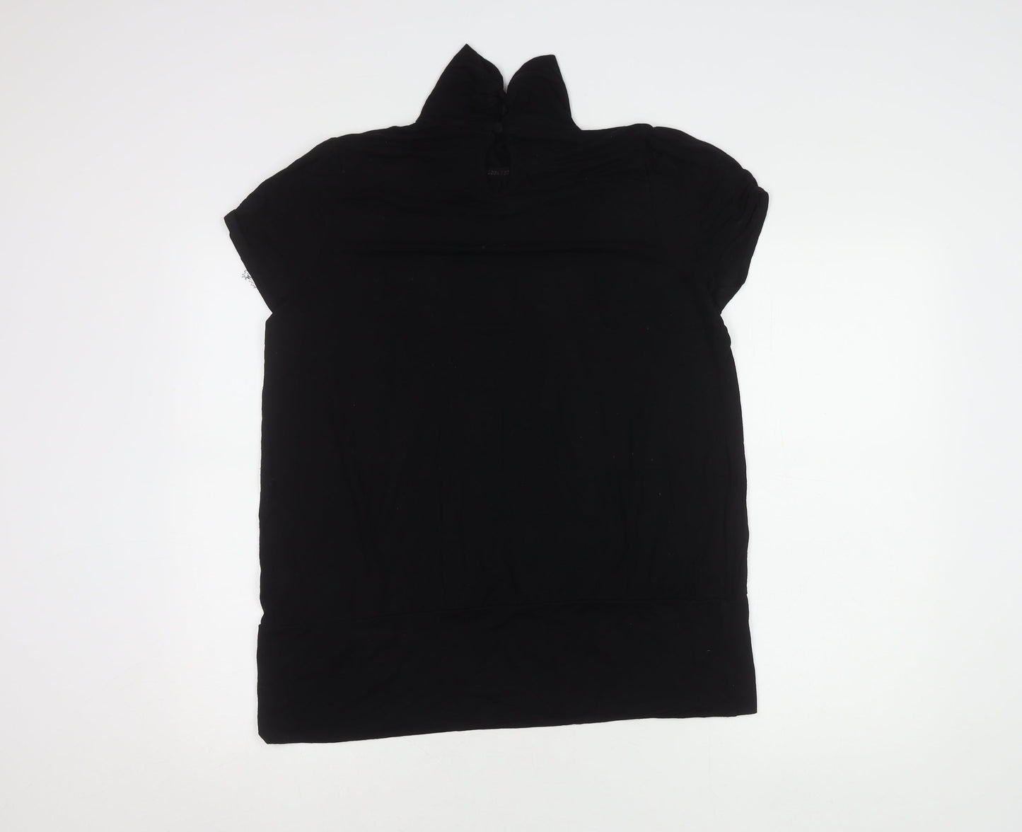 Womens UK Size 20 Dorothy Perkins Black Basic Blouse